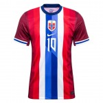 Günstige Fußballtrikots Norwegen Odegaard 10 Heimtrikot 2024 Kurzarm
